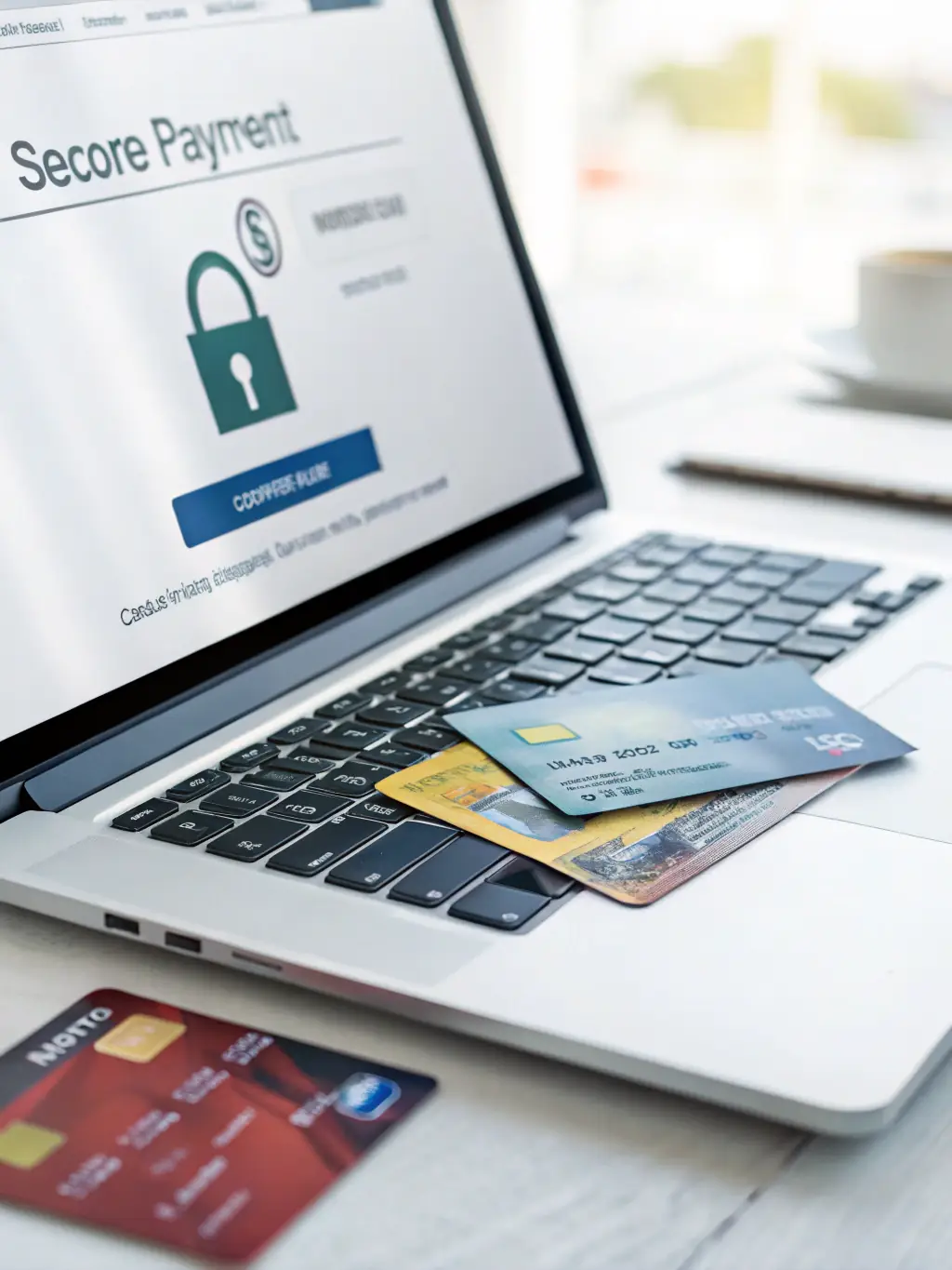 A secure payment gateway interface, emphasizing the security features of SaqePayments.com's platform.